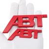 Car Front Grille Badge Trunk Sticker Side Letters Badge for Volkswagen ABT Sagitar Golf Polo Passat Tiguan Touareg Jetta Lavida