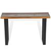 Vidaxl Console Table, Teak Wood, 100 X 35 X 75 Cm