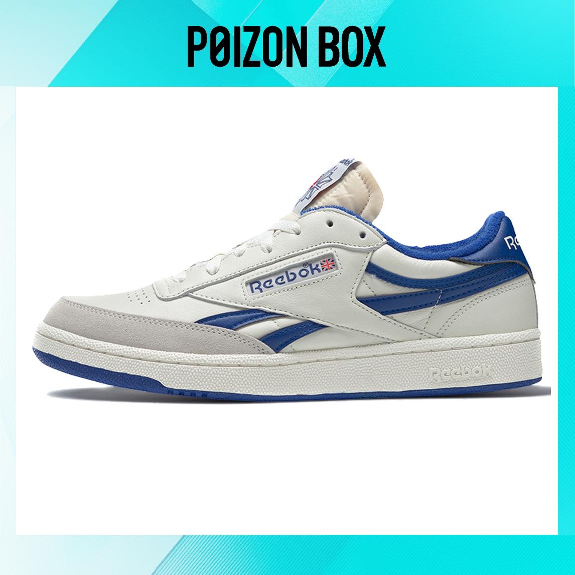 

Кеды Reebok Club C Revenge Unisex Skate Shoes White/Grey/Blue FW4863