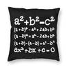 Mathematics Formulas Math Symbol Square Pillowcover Home Decor Science Physics Teacher Gift Cushions Throw Pillow Case for Sofa