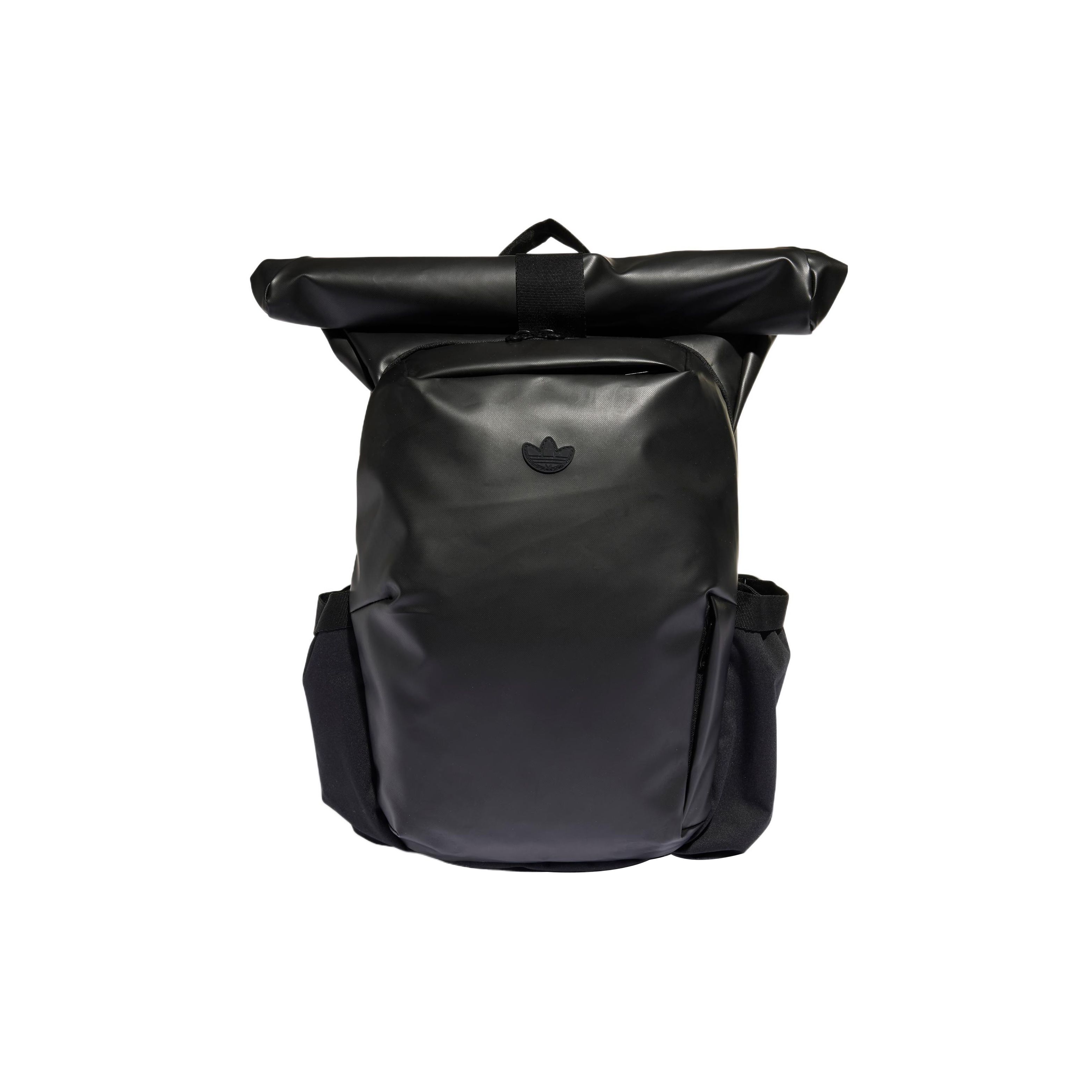 

Adidas Originals RIFTA Rolltop Sports Casual Solid Color Recycled Polyester Backpack Unisex Backpack Black HK7210 Black