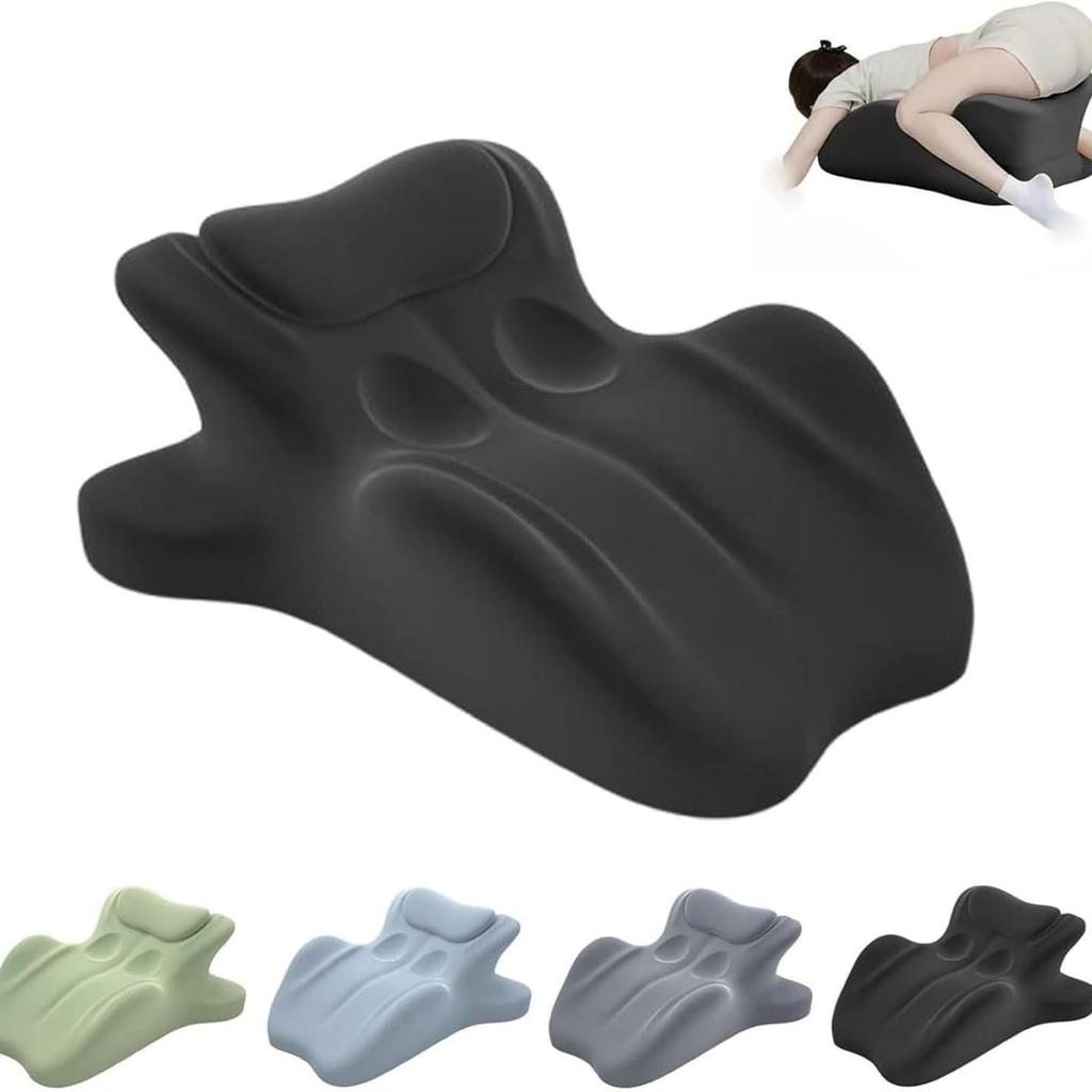Multifunctional Memory Foam Nap Pillow - Face Down Headrest for Mobile Gaming and Relaxation