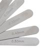 0.1-0.5mm 7 Adet Dental Ortodontik Diş Arası Mine Aşındırma Ölçer Cetvel