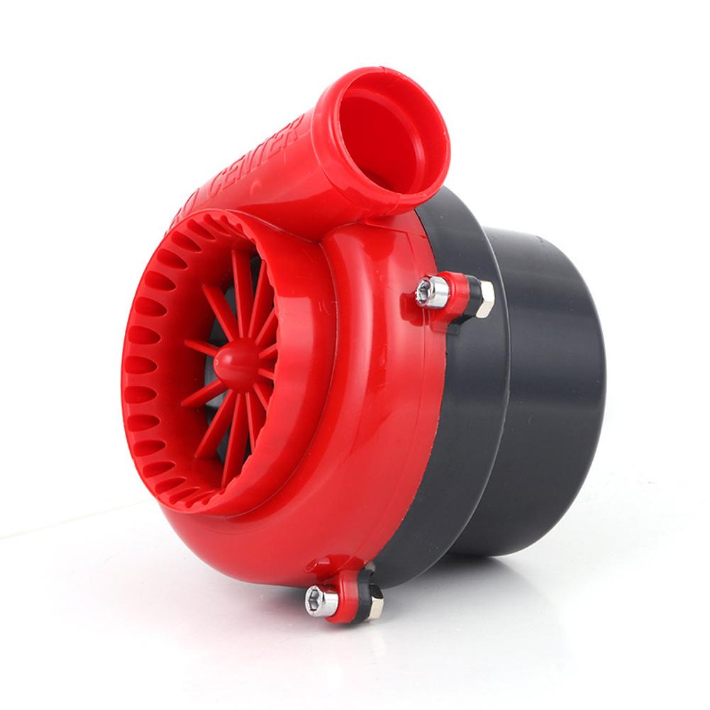 Universal 12V Car Fake Dump Electronic Turbo Blow Off Hooter Valve Analog Sound BOV Electronic Relief Valve Red