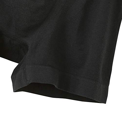 Body Wild Herren 3D Geformte Boxershorts, Frontverschluss, Baumwollmischung, Größe C. Schwarz, BWS851J, Größe L