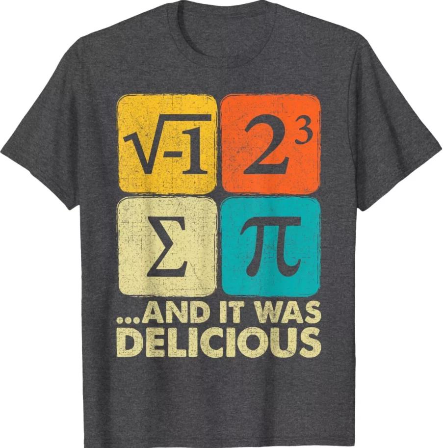 Funny Pi Day Math Pun T-Shirt | Nerdy STEM Humor Graphic Tee | Unisex Math Joker L
