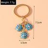 Cute Enamel Ladybug Keychain Animal Keyring Pendants for Car Key Holder Women Girls Handbag Accessories DIY Jewelry Gift