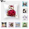Lovely Cartoon Animal Cushion Decorative Pillowcase Printing Pillow Cover Sofa Home Living Room 45X45Cm
