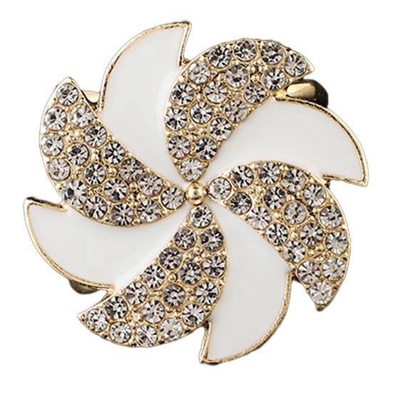 

Flower Scarf Ring Rhinestone Scarf Clip Ring Elegant Butterfly Scarf Holder Slide Ring for Women Neckerchiefs Silk Scarves Shirts Shawls D