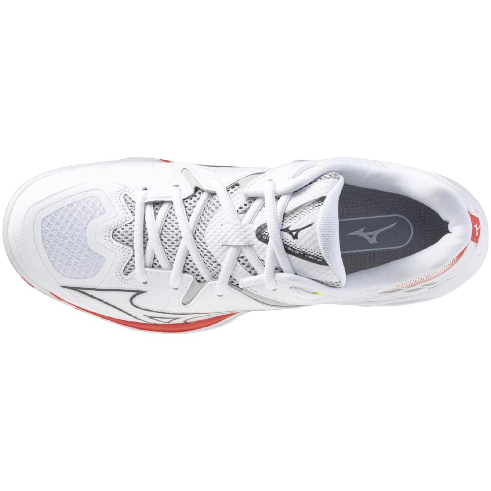 Mizuno Badminton Shoes Wave Claw 3 Lightweight Cushioning Cm 3E Club/Gym White/Black/Red 28.0