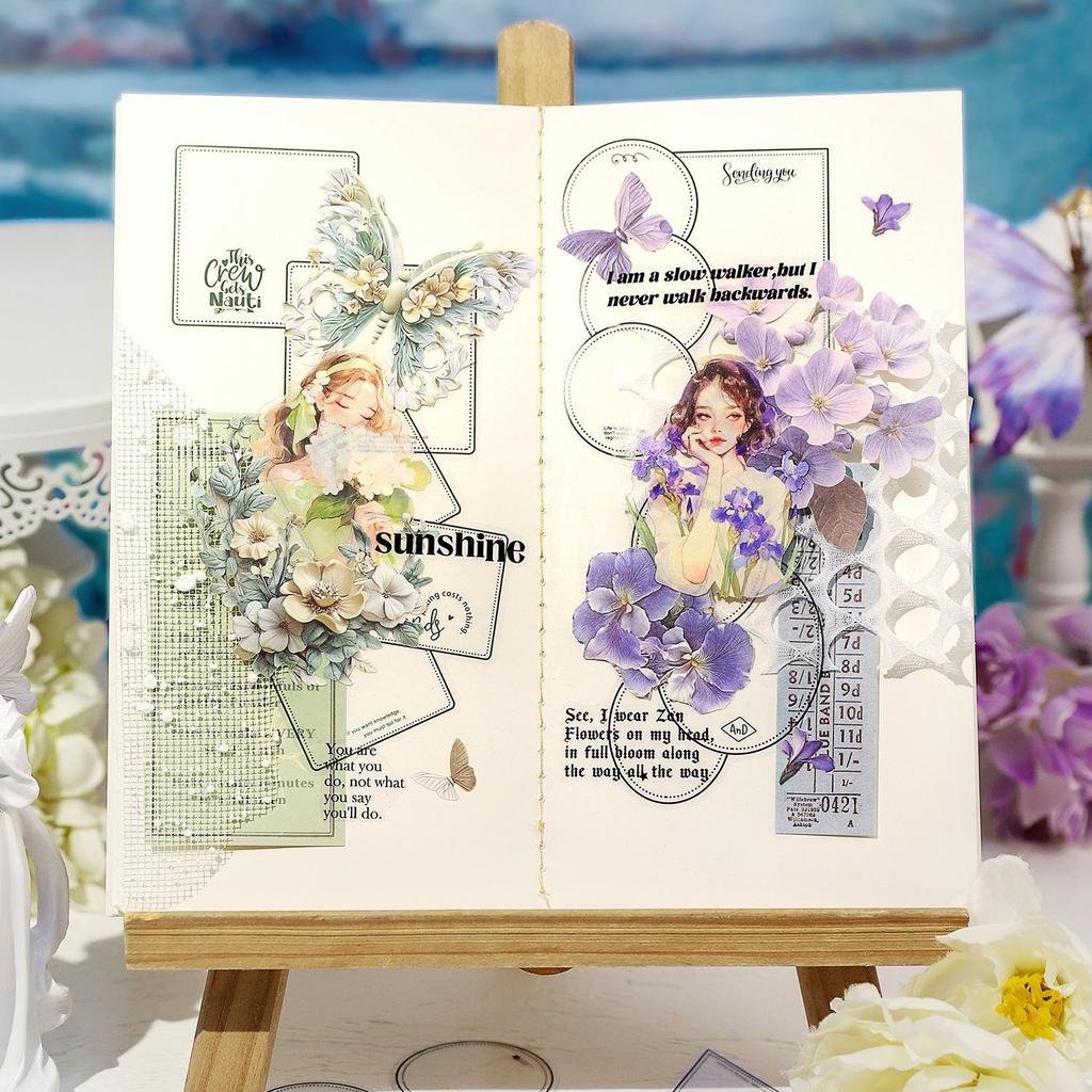 Creative PET Sticker Borders for Journals