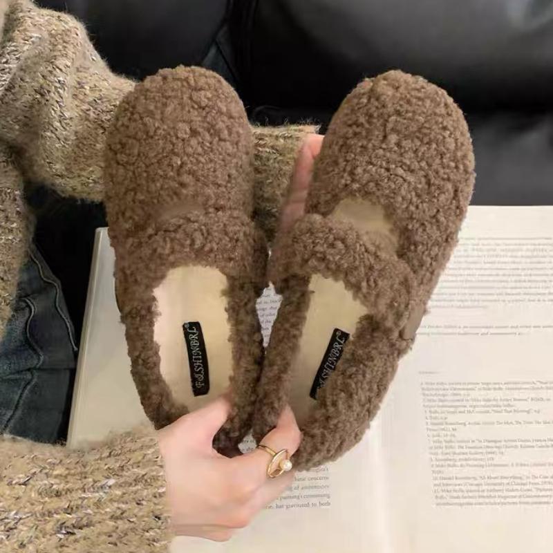 Fashion Fur Women Shoes Fashion New Suede Loafers Casual 2025 Fashion Sport Shoes Short Plush Woman Sneakers Winter Cozy Mujer Zapatos