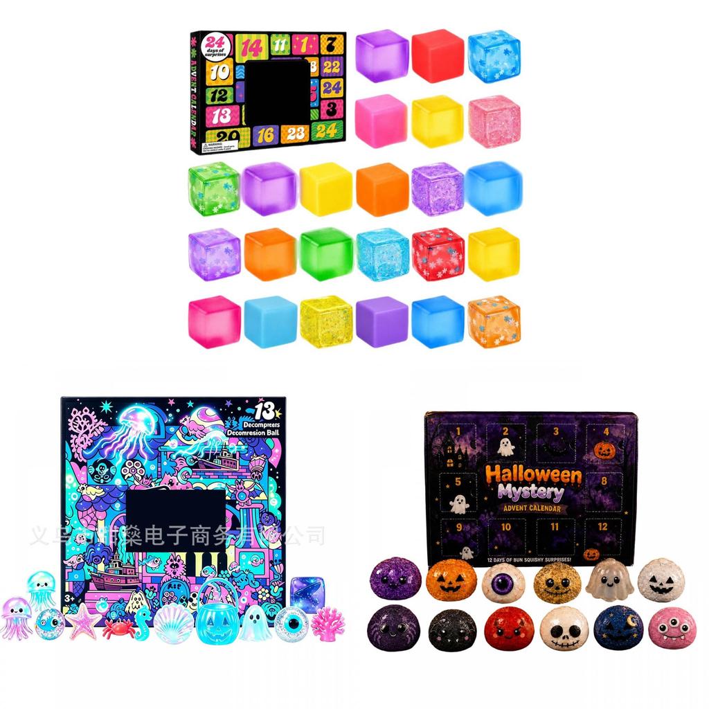 Giocattoli Antistress di Halloween Puffer Puzzle in TPR per Rilassamento e Collezionismo