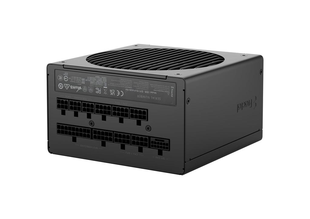 Fractal Design Ion 3 Gold 750W Black PC Power Supply Unit PS1669 FD-P-IA3G-750