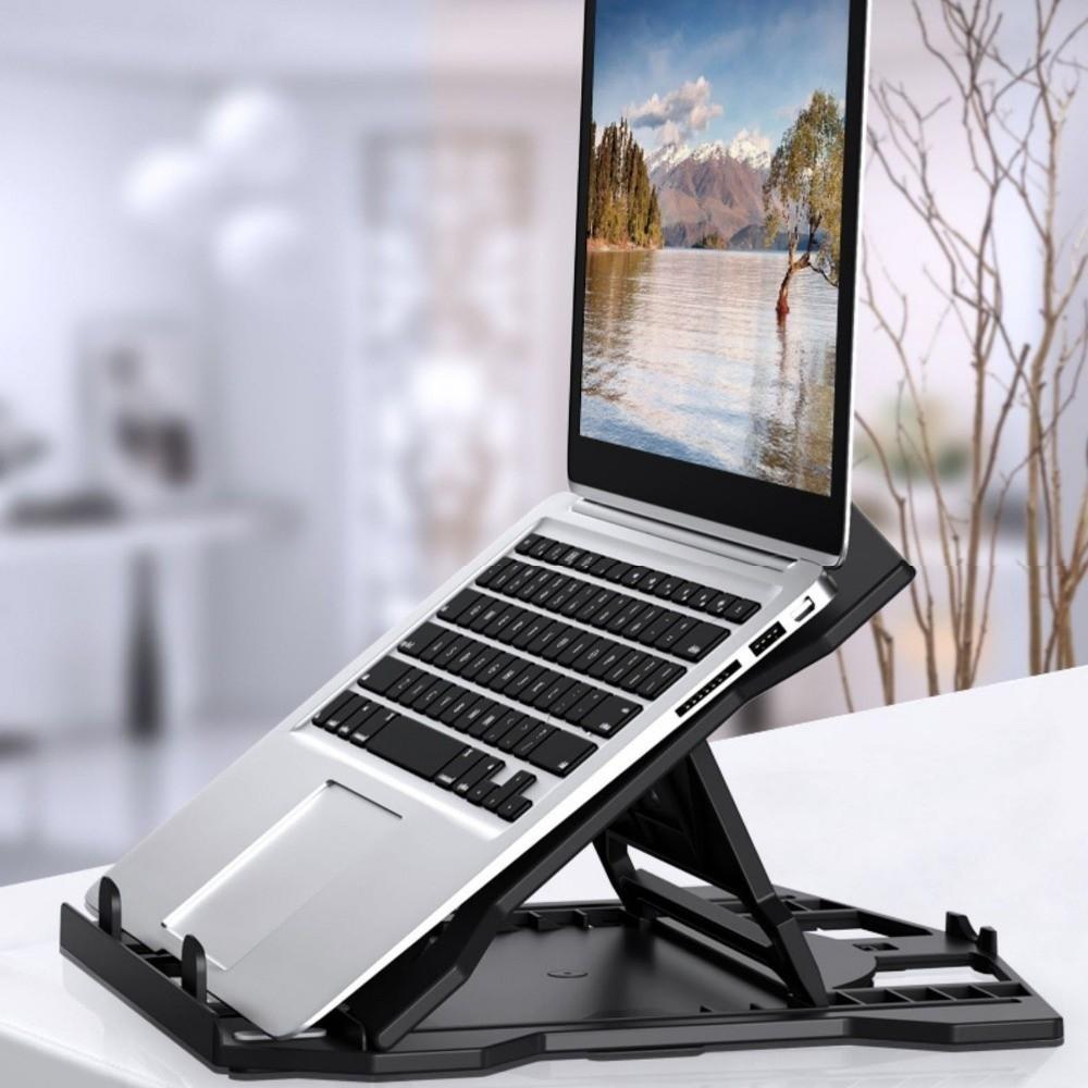 Folding Bracket Laptop Cooling Bracket Black White Notebook Computer Holder  Lifting Function