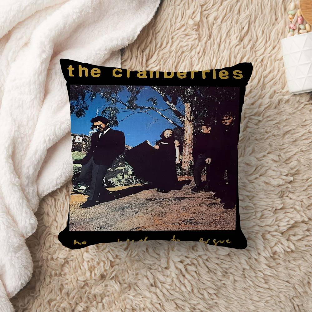 T-The C-Cranberries Band Dekorative Raumästhetik Kissenbezug Heimdekoration Schlafzimmer Sofa Bett Couch Kissenbezug 45x45