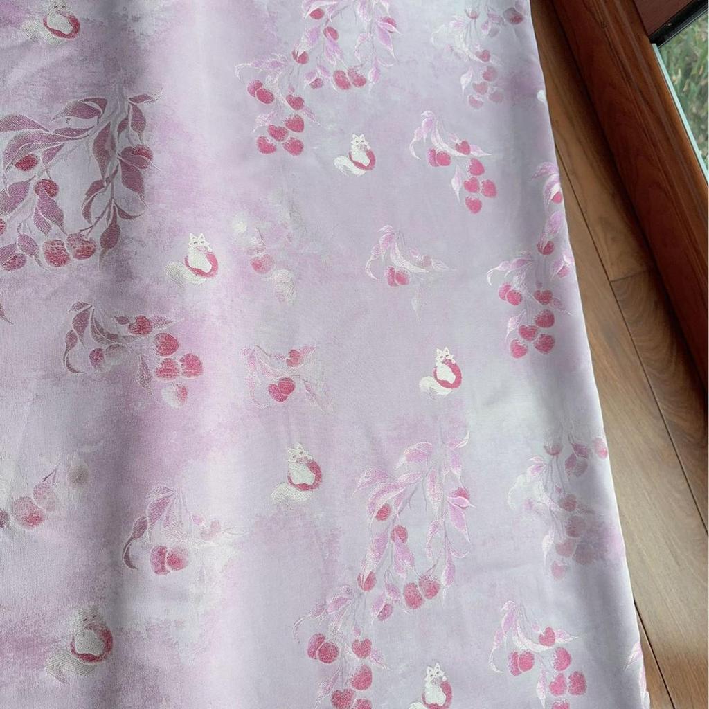 Lychee Squirrel Jacquard Fabric: Soft Spring/Summer Shirt Dress Material for Women and Children