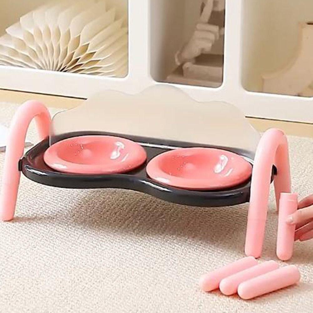 Anti-Tip Pet Elevated Raised Bowls Ceramic Pet Drinking Bowls Pet Feeding Bowl  Feeding
