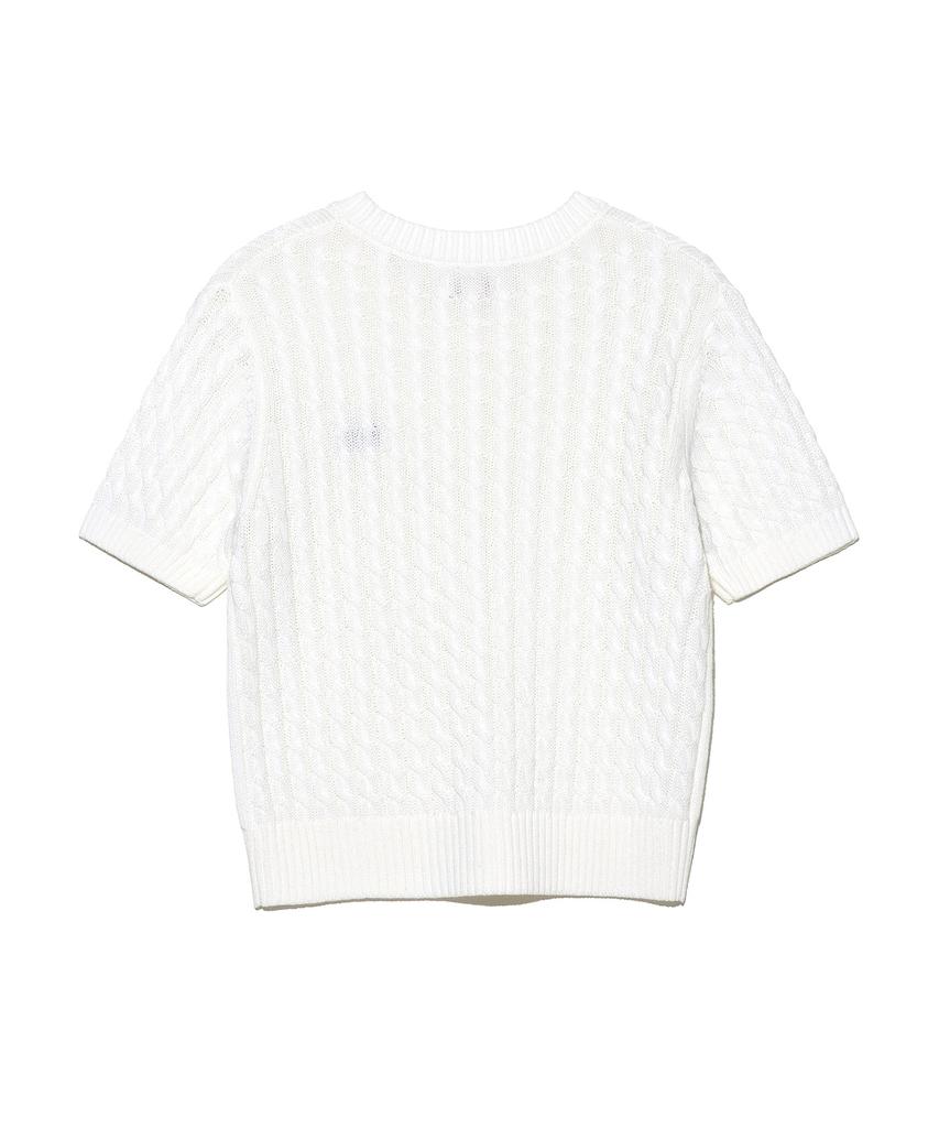 LEE Women'S Cable Knit Ivory