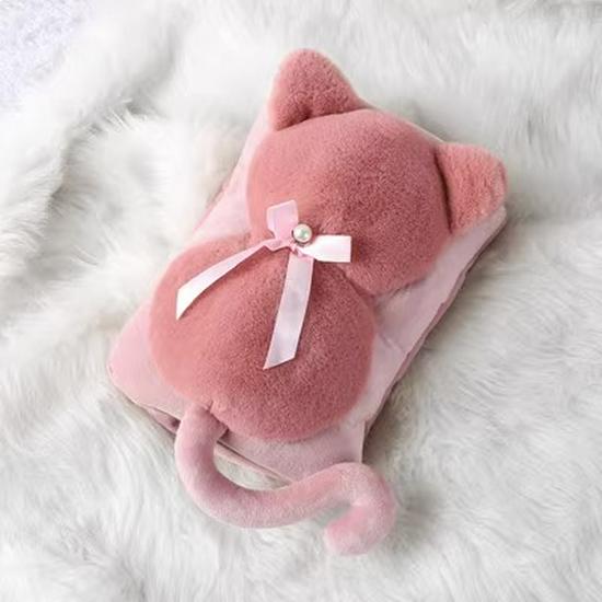 Electric Plush Hot Water Bottle: Washable, Cute Warm Baby Compress Bag & Hand Warmer