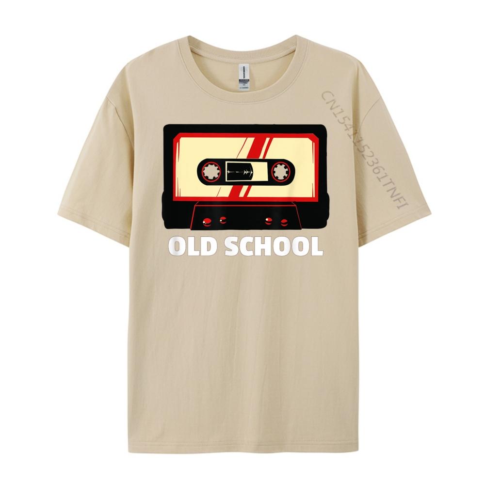 Old School Cassette Music Tape Unisex T Shirts High Quality T Shirt Graphic Cotton Short Sleeve Mother's Day