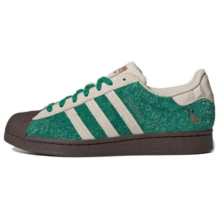 Adidas Originals Melting Sadness X  Superstar Karoro Hole Casual Shell Toe Sneakers Unisex Sneakers Green H06341