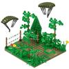 Militare WW2 MOC Rovine Blockhaus Blocchi da Costruzione Armi dell'Esercito Fortezza Mattoncini Pini Accessori Giocattolo Regalo