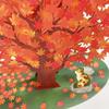 Sanrio Message Card Autumn Leaves Tree 1 Greeting Card Can be shipped overseas AU SANRIO 012882 18-3