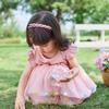 JELLYBABY Girls' 3D Pom-Pom Mesh Princess Dress