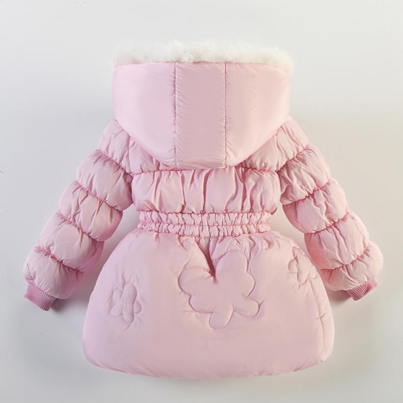 2023 Girls' Thickened Cotton Jacket - Cross-Border E-commerce
