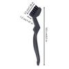 Wire Scrub Brush Steel Wool Small Brush With Tail Hook Rust Removal And Decontamination Curved Bristle Toothbrush For Cleaning