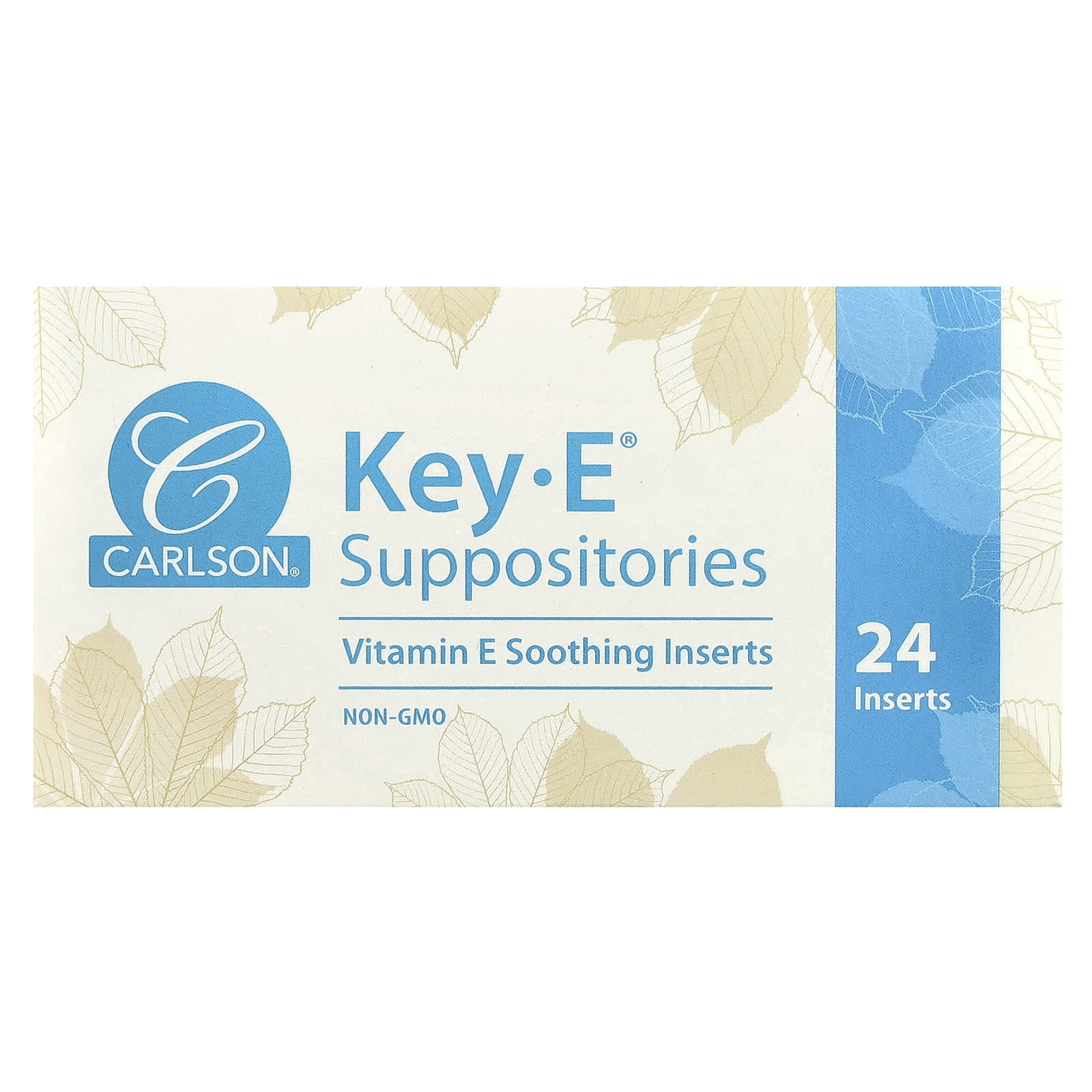 

Key•E Suppositories, Soft Insert Suppositories 24 tablets