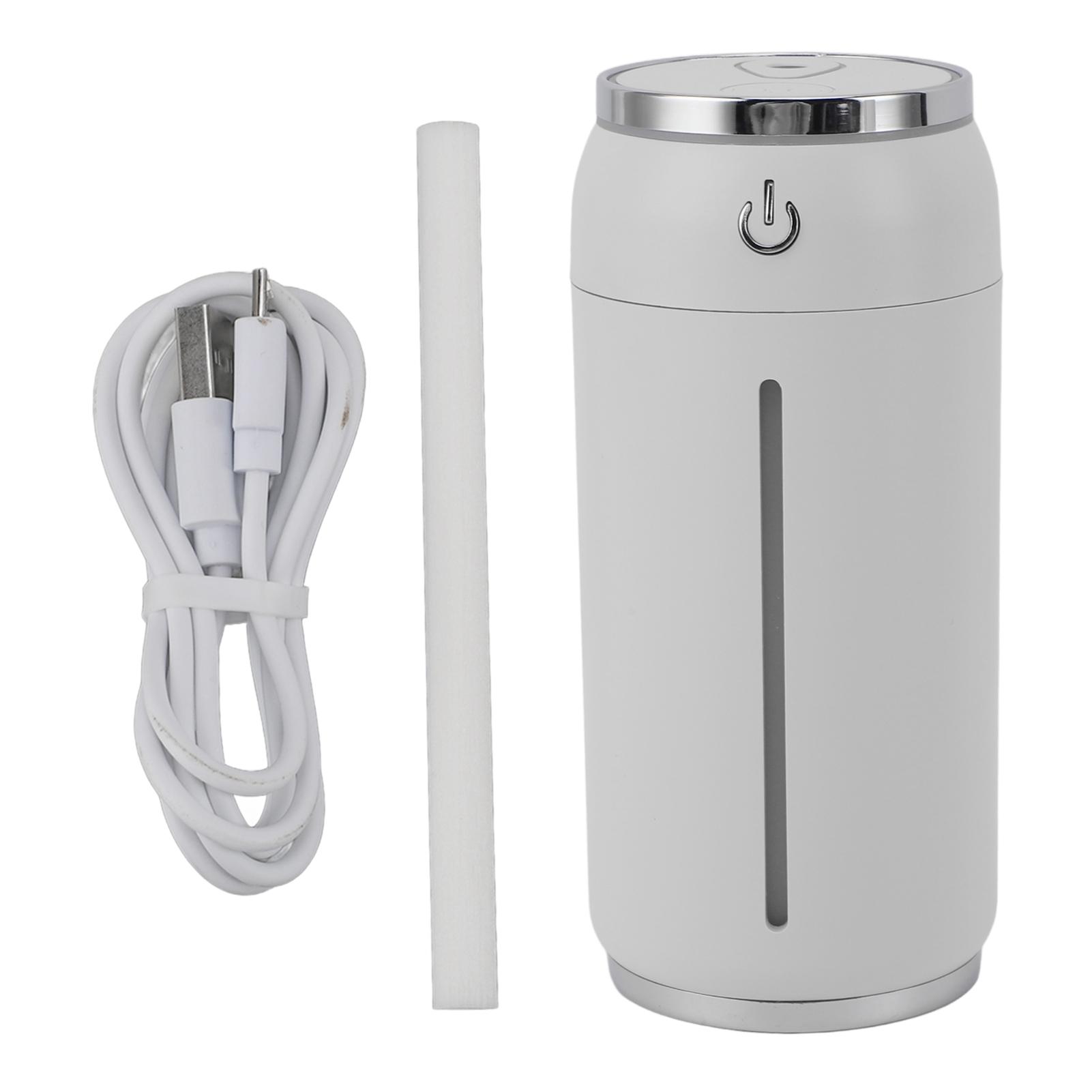 

Компактний портативний зволожувач USB 7 кольорів для офісного столу, спальні, автомобіля White