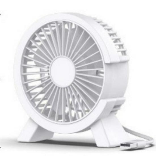 USB Mini Desktop Fan: Silent Strong-Wind Cooling for Office & Study