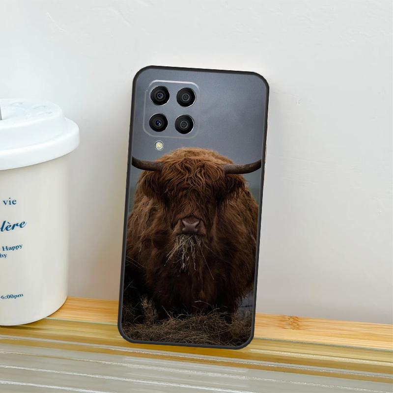 Highland Cow Animal Case For Samsung Galaxy M52 M32 M12 M16 M14 M54 M13 M33 M53 M56 M36 M31 M11 M35 M55 M15 M06