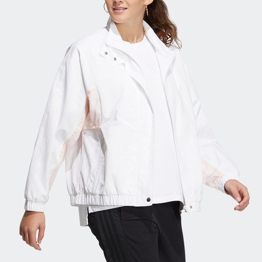 adidas Jackets Women's White Stand Collar Moderate Other HY2880