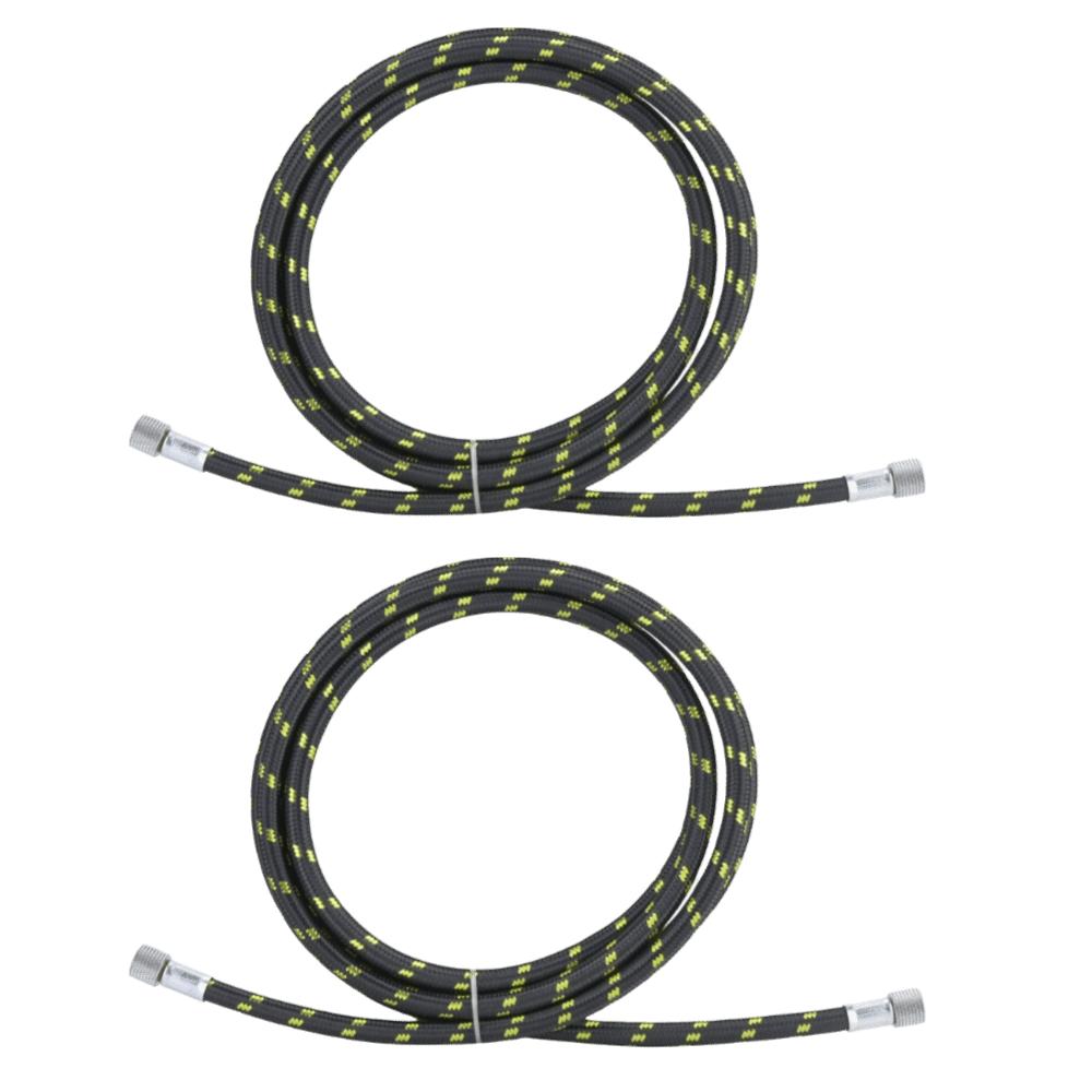 2pcs 1/8 Inch Fitting Braided Airbrush Hose Airbrush Compressor Hose For Airbrush Painting