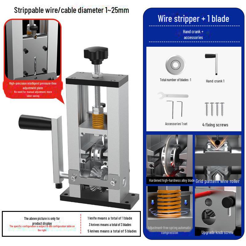 Electric Copper Wire Stripper for Scrap Wires and Cables