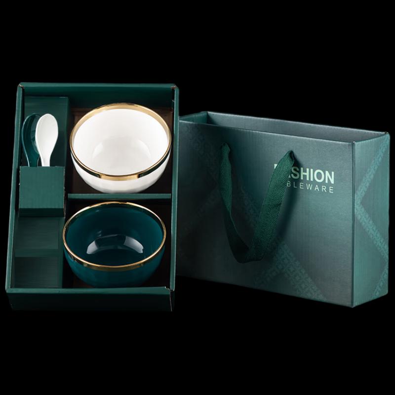 My Ding Minimalist Ceramic Bowl & Chopstick Gift Set