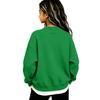 Big Girls V-Neck Pullover Top Casual Loose Fit Two-Piece Printed Blouse for School and Daily Wear