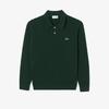 [lacoste] Men's Cable Long Sleeve Polo Sweater AH580E-55NYZP