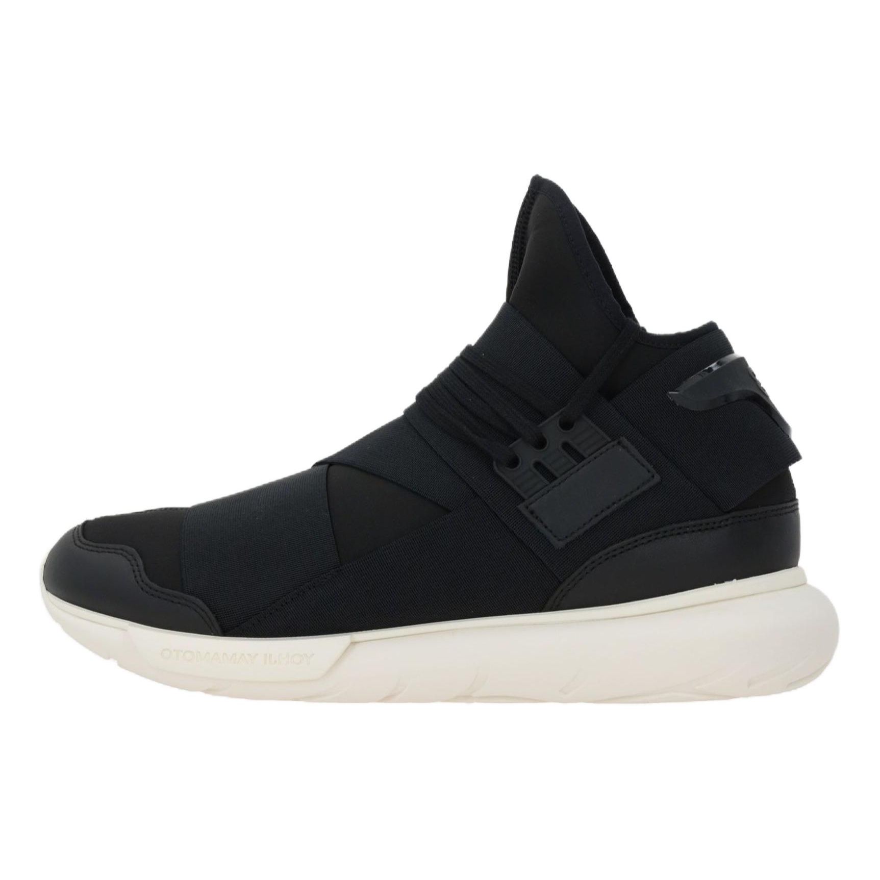 

Adidas Y-3 Qasa High Black Off White унисекс кроссовки IG4073 44