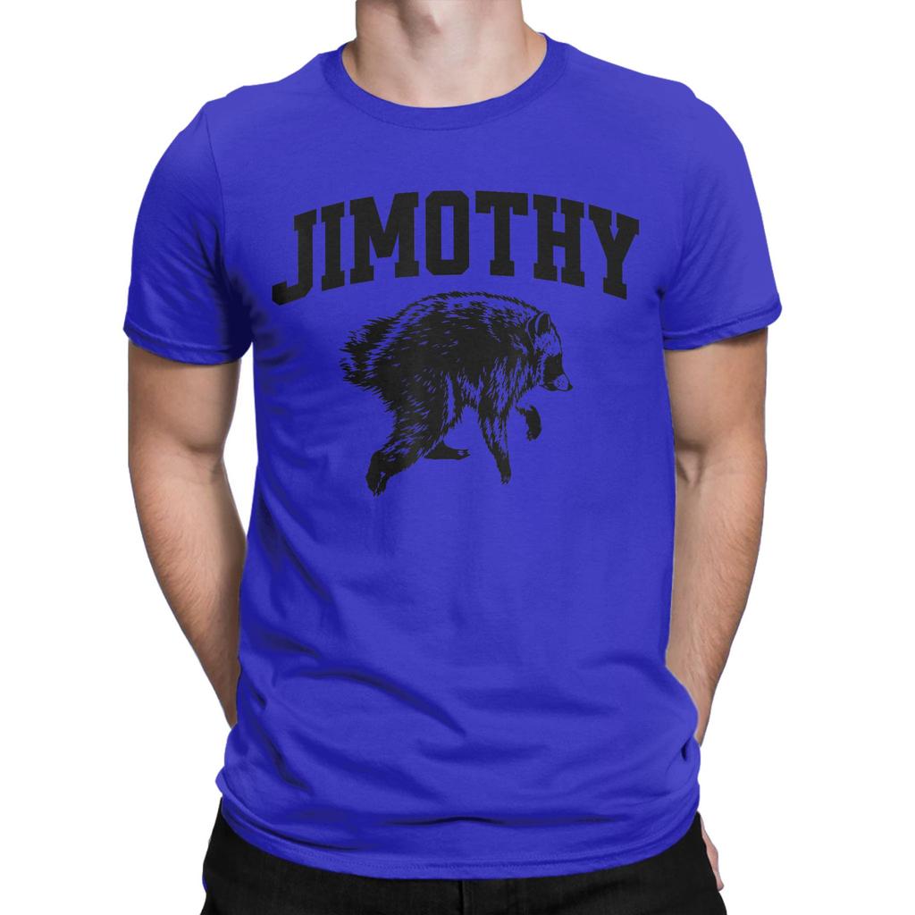 Unisex Jimothy Viral Raccoon Meme Joke Funny Trash Panda T Shirt 100 Cotton Clothes Funny Short Sleeve Crewneck Tees Tshirts