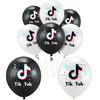 Eye-catching Tiktok Theme Latex Balloon For Vibrant Birthday Party Decor Supplies