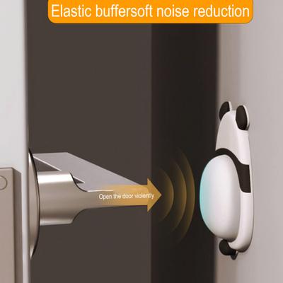 1/2/4 Stück Tier Wandpuffer Selbstklebender Türstopper Wandschutz Türgriff Wandschutzschild Antikollisions-Schalldämpfer-Pad Pufferaufkleber