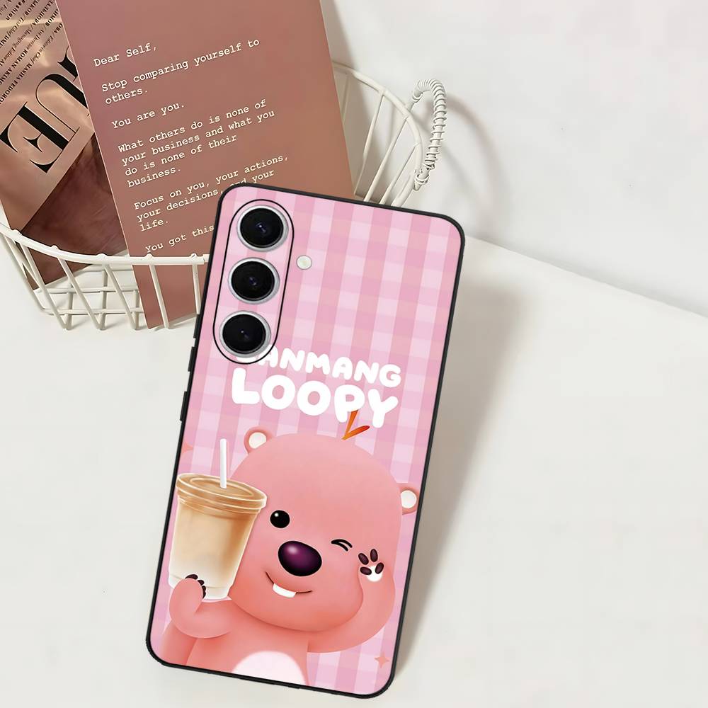

Cute Cartoon L-Loopys Phone Case For Samsung S 24 Fe 25 Ultra Plus 20 Lite 21 30 22 23 24 22 Ultra 5G Fundas Samsung S30 Ultra 5G