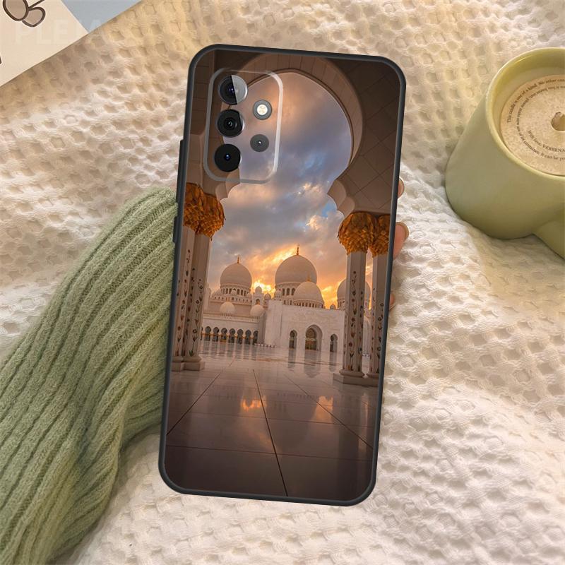 Arabic Muslim mosque building Case For Samsung Galaxy A35 A15 A55 A53 A33 A13 A36 A56 A26 A16 A22 A32 A52 A54 A34 A05 A06