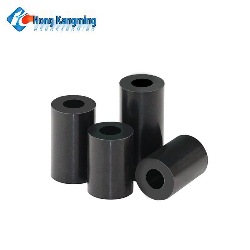 Black ABS Hollow Nylon Spacer Post with M3-M8 Insulating Sleeve Washer