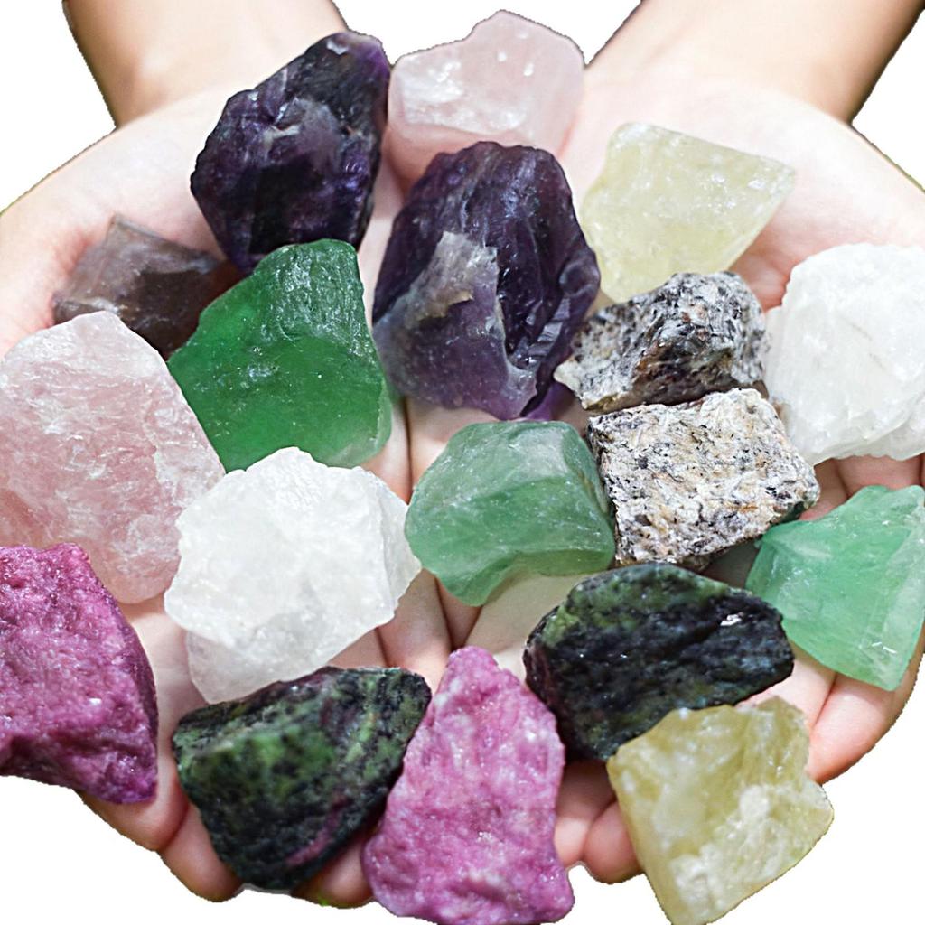 Natural Crystal Raw Ore Diffuser Powder – White & Yellow Incense Stone for Home Office Decoration