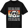 Men Cotton Tshirt Graphic Summer Boys T Shirt Dog Watching Meal Snack Bite Short Sleeve Workout Oneck Tees Brand T Shirt for Man